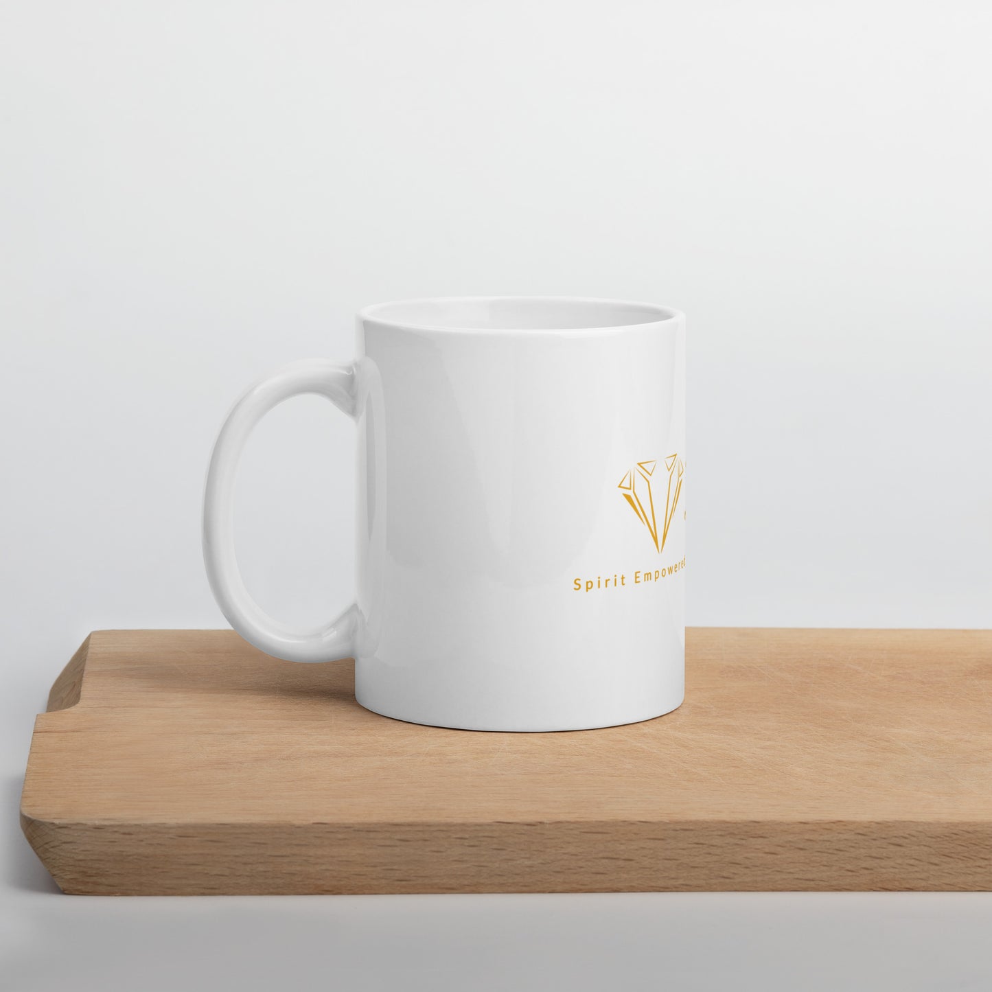 GIRL PREACH White glossy mug