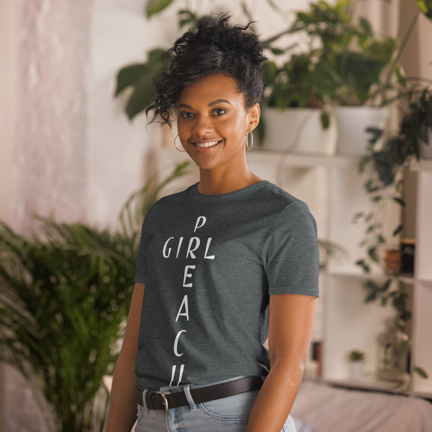 CROSS GIRL PREACH Short-Sleeve Unisex T-Shirt